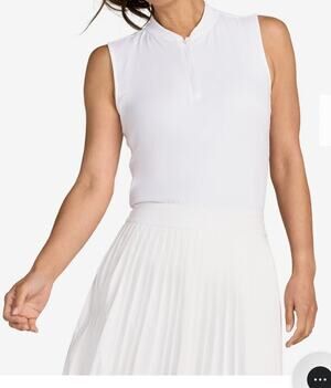 Bad Birdie Women's XL Brilliant White "Blade SL" Sleeveless Golf  NWT